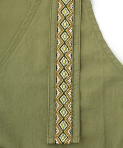 チチカカ |デザインポケットサロペットスカート