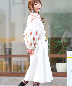 チチカカ |Amina ボヘリゾ刺繍ワンピース【WEB限定】