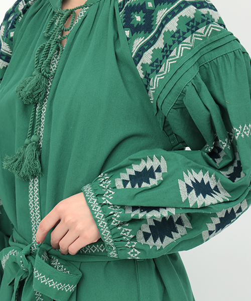 Amina ボヘリゾ刺繍ワンピース【WEB限定】 / ワンピース | エスニック