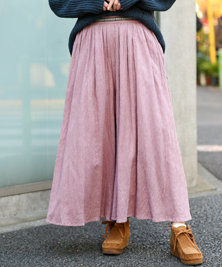 チチカカ |キカジャカードギャザーパンツ