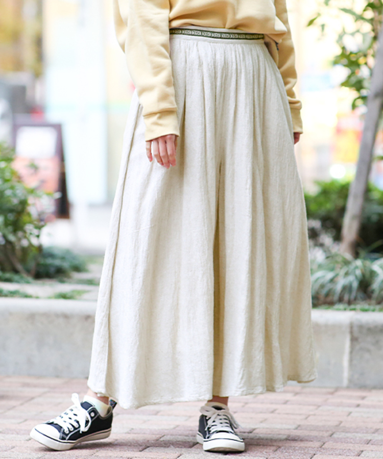 チチカカ |キカジャカードギャザーパンツ