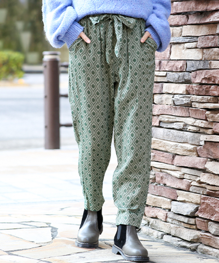 チチカカ |シャンブレージャカードパンツ