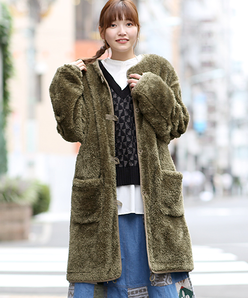 リバーシブルミリタリーコート / コート | エスニックファッション