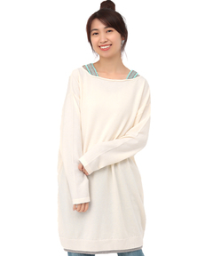 チチカカ |モチモチニット肩チロリーワンピース