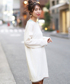 チチカカ |モチモチニット肩チロリーワンピース