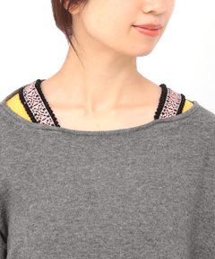 チチカカ |モチモチニット肩チロリーワンピース