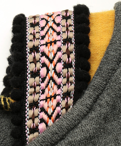 チチカカ |モチモチニット肩チロリーワンピース