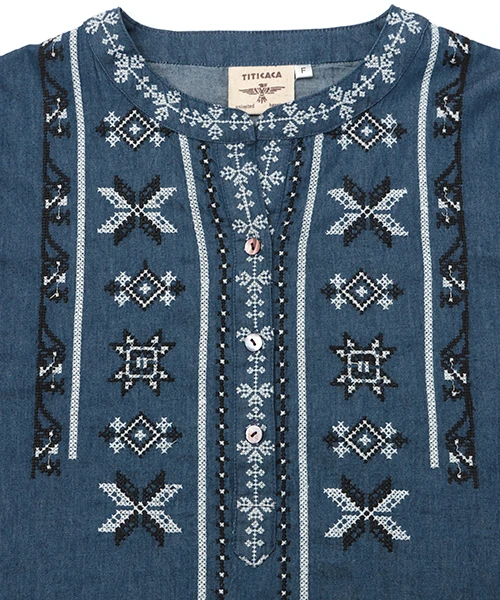 キカ刺繍プルオーバー / シャツ・ブラウス | エスニックファッション 