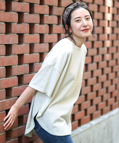 チチカカ |ライン刺繍バイカラープルオーバー