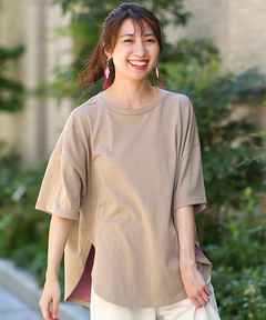 チチカカ |ライン刺繍バイカラープルオーバー