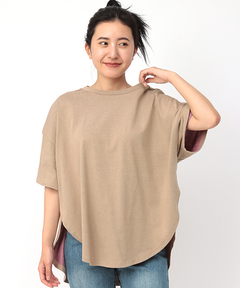 チチカカ |ライン刺繍バイカラープルオーバー