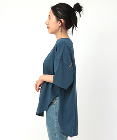 チチカカ |ライン刺繍バイカラープルオーバー