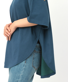 チチカカ |ライン刺繍バイカラープルオーバー