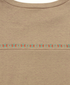 チチカカ |ライン刺繍バイカラープルオーバー