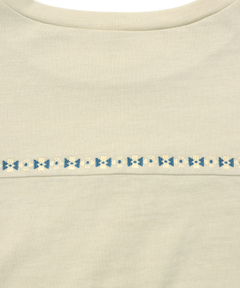 チチカカ |ライン刺繍バイカラープルオーバー