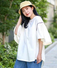 チチカカ |袖ライン刺繍トップス