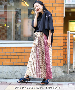 チチカカ |袖ライン刺繍トップス