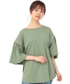 チチカカ |袖ライン刺繍トップス