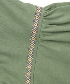 チチカカ |袖ライン刺繍トップス