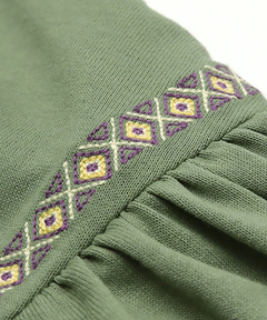 チチカカ |袖ライン刺繍トップス