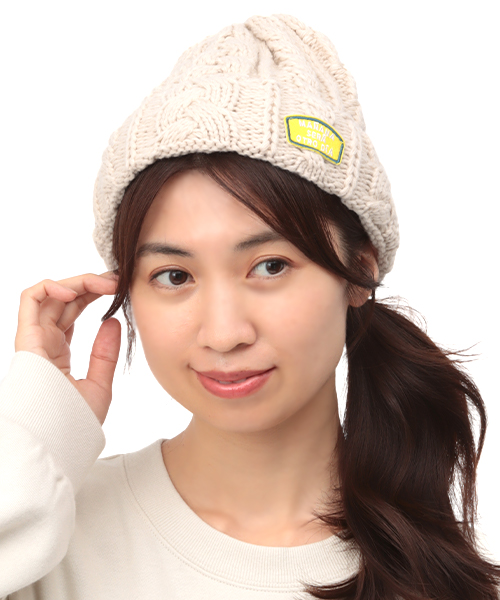 ケーブル編みニットキャップ / ニットキャップ | エスニック