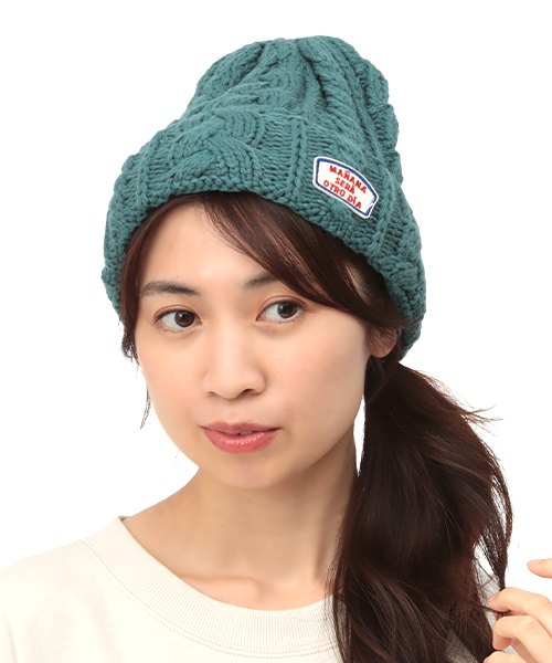 ケーブル編みニットキャップ / ニットキャップ | エスニック