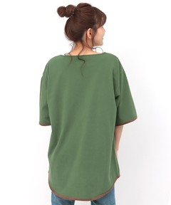 チチカカ |カラードパイピングTシャツ