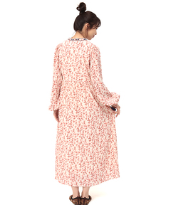 チチカカ |リーフプリントバロチ風ワンピース