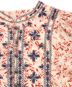 チチカカ |リーフプリントバロチ風ワンピース