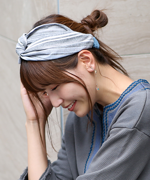 マルチストライプヘアバンド / ヘアバンド | エスニックファッション