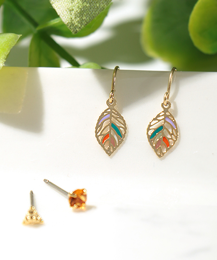 チチカカ |チコリーフセットピアス