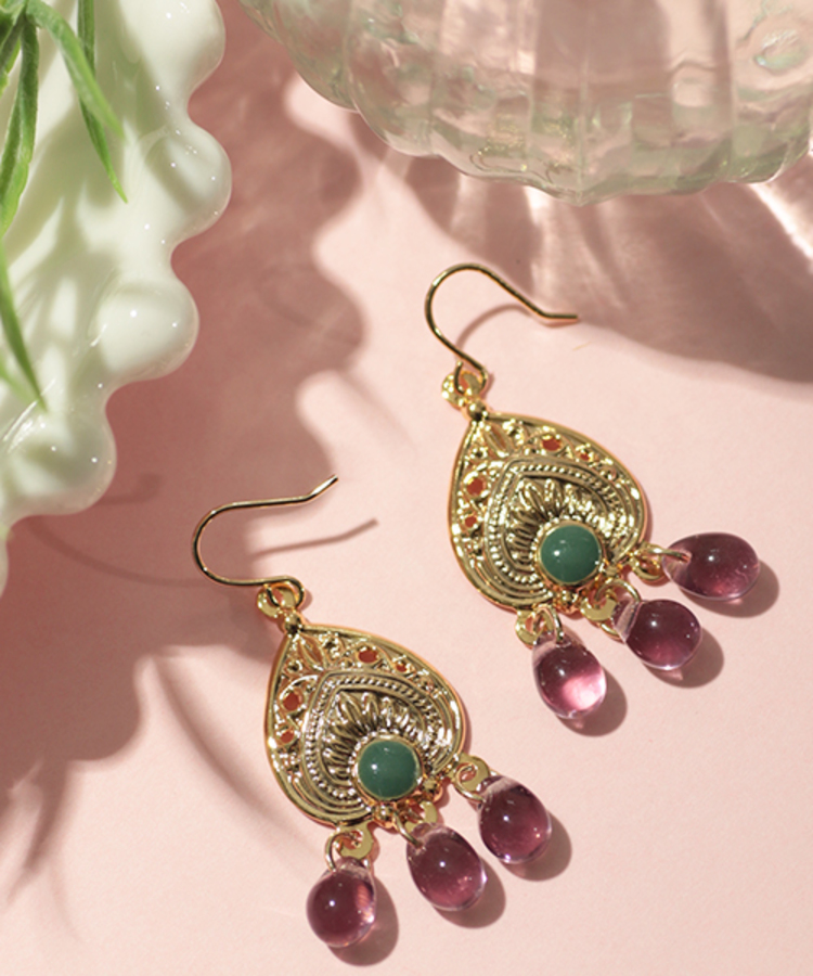 チチカカ |バイカラージュエルピアス