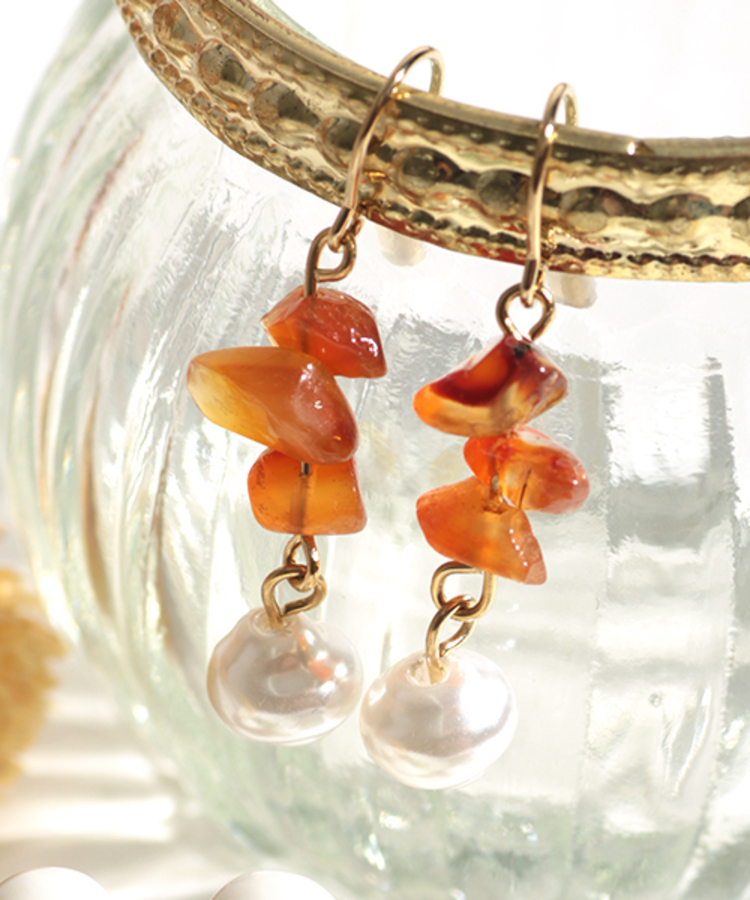 チチカカ |ナゲットストーンピアス