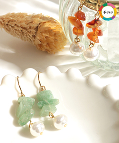 チチカカ |ナゲットストーンピアス