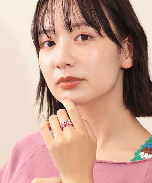 マルチビーズセットリング / 指輪・カフリング | エスニック