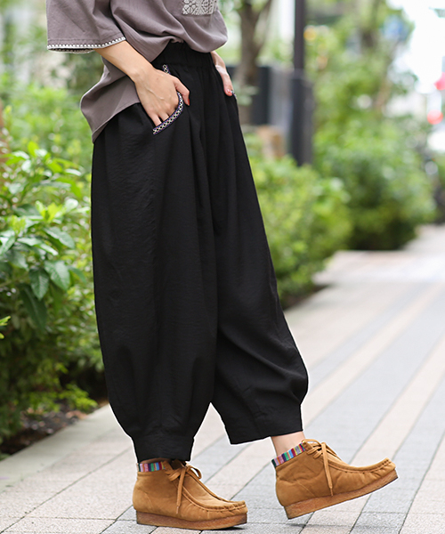 エッグタックパンツ / パンツ | エスニックファッション＆雑貨の