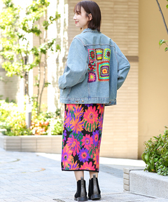 チチカカ |カクタスフロールニットスカート