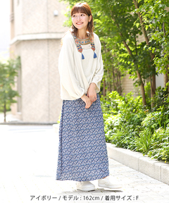 チチカカ |タッセル刺繍プルオーバー