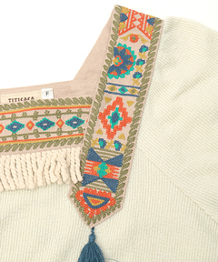 チチカカ |タッセル刺繍プルオーバー