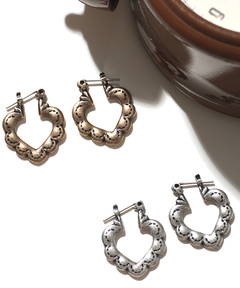 チチカカ |アンティークハートピアス