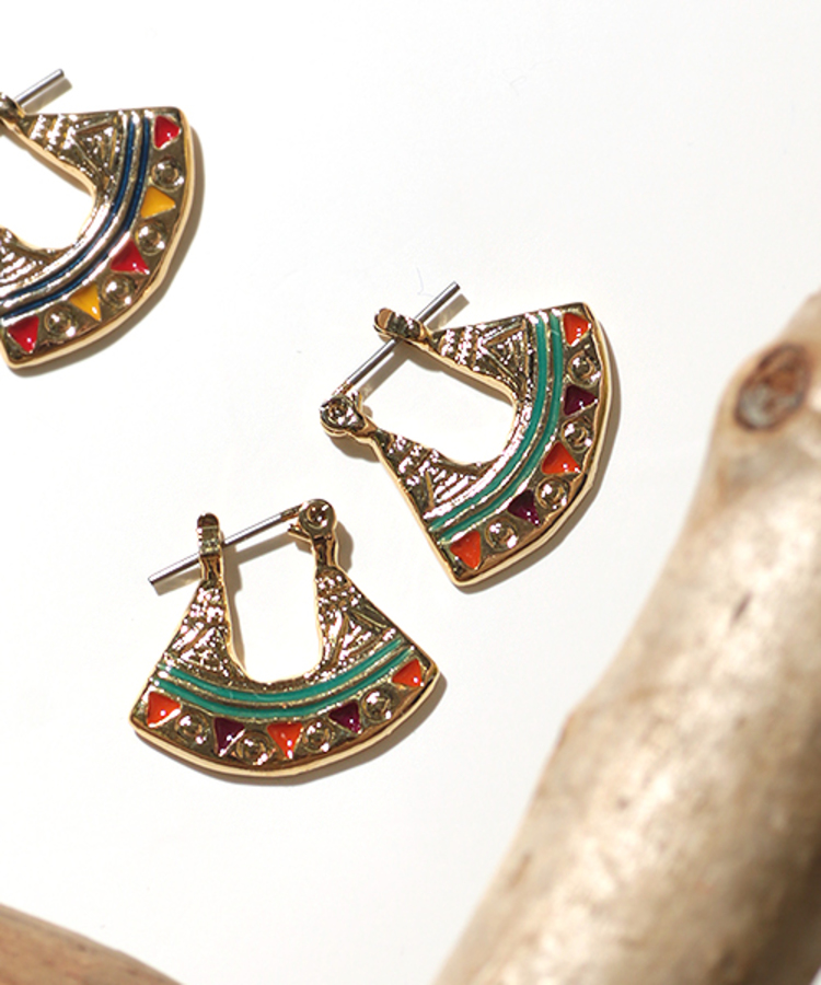 チチカカ |トライアングルフープピアス