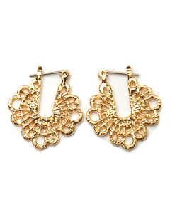 チチカカ |アミアミフラワーフープピアス