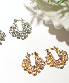 チチカカ |アミアミフラワーフープピアス