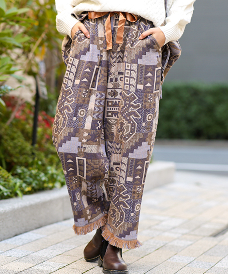 チチカカ |プレインカジャカードパンツ