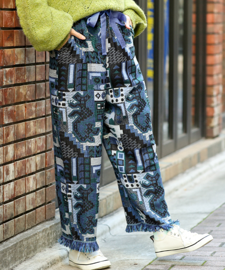 チチカカ |プレインカジャカードパンツ