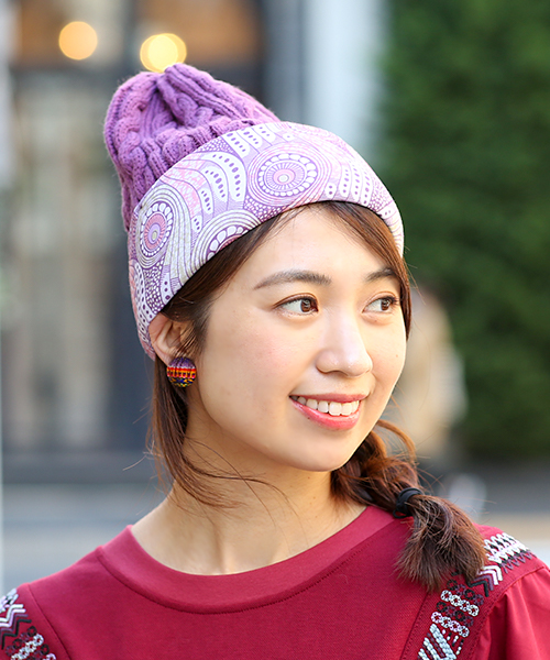 帽子 chika アフリカンニットキャップ / ニットキャップ | エスニックファッション