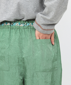 チチカカ |ワッシャーサテンテーパードパンツ