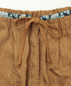 チチカカ |ワッシャーサテンテーパードパンツ