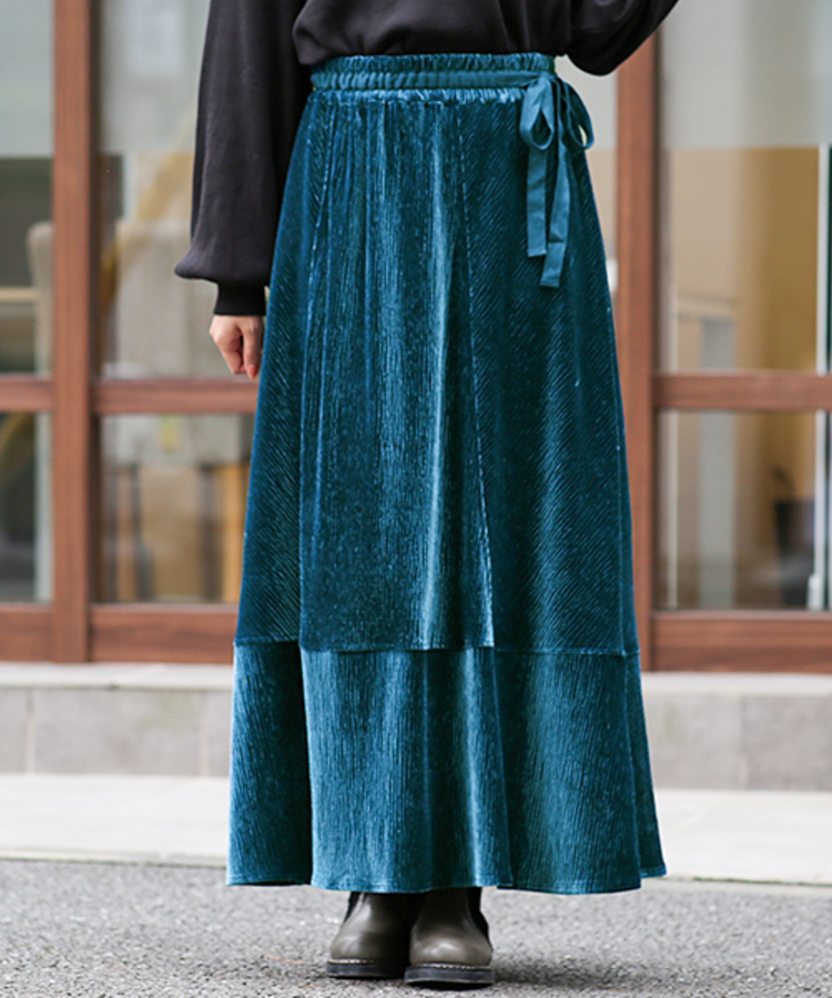 クラッシュベロアスカート / スカート | エスニックファッション
