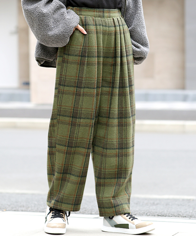 チチカカ |チェックワイドパンツ